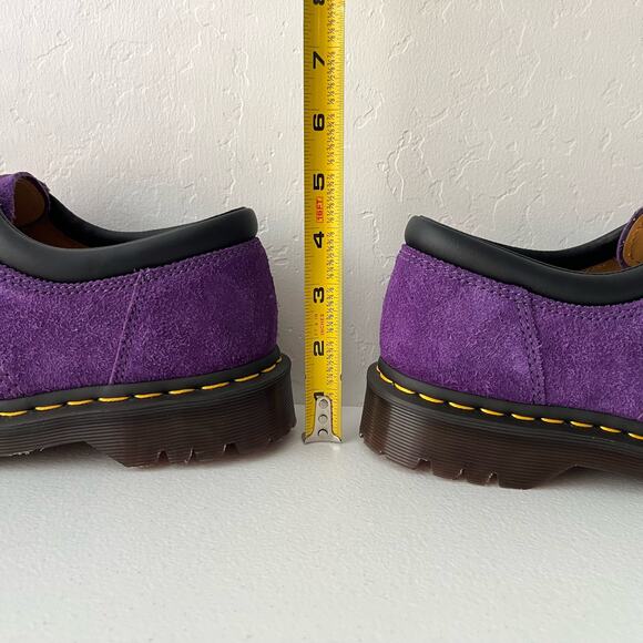 Dr. Martens 8053 Ben Long Napped Suede Casual Shoes Purple Unisex W9/M8 NEW - Picture 10 of 12